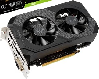 ASUS GEFORCE GTX 1650 TUF Gaming OC Edition 4GB GDDR6 TUF-GTX1650-O4GD6-P-GAMING Video Card