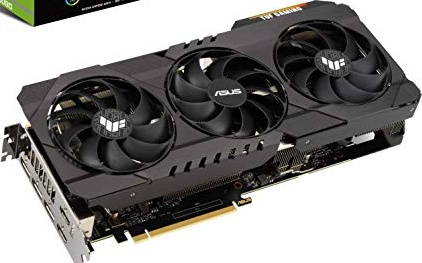 ASUS TUF Gaming NVIDIA GeForce RTX 3090 Graphics Card (PCIe 4.0, 24GB GDDR6X, HDMI 2.1, DisplayPort 1.4a, Dual Ball Fan Bearings, Military-Grade Certification, GPU Tweak II)
