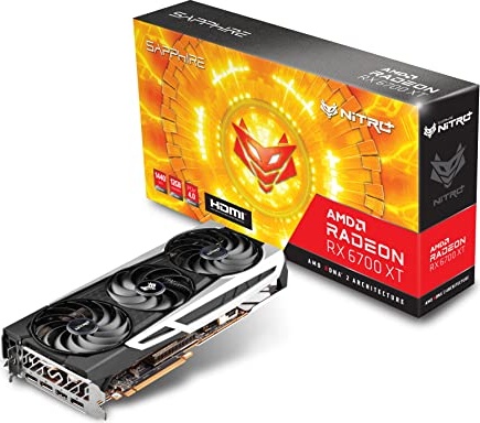 Sapphire 11306-01-20G Nitro+ AMD Radeon RX 6700 XT Gaming Graphics Card with 12GB GDDR6, AMD RDNA 2