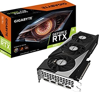 GIGABYTE GeForce RTX 3060 Ti Gaming OC PRO 8G (REV3.0) Graphics Card, 3X WINDFORCE Fans, LHR, 8GB 256-bit GDDR6, GV-N306TGAMINGOC PRO-8GD R3 Video Card