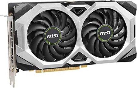 msi Gaming GeForce RTX 2060 126GB GDRR6 192-bit HDMI/DP 1695 MHz Boost Clock Ray Tracing Turing Architecture VR Ready Graphics Card (RTX 2060 Ventus 6G OC)