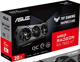 ASUS TUF Gaming Radeon RX 7900 XT OC Edition 20GB GDDR6 Graphics Card (PCIe 4.0, 20GB GDDR6, HDMI 2.1a, DisplayPort 2.1), 3 Year Warranty