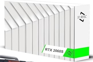 51RISC GeForce RTX 2060 Super Graphics Card, 8GB GDDR6 256bit PCIe 4.0 x16 DP HDMI DVI Ray Tracing Video Card for Gaming PC 2K Game Card