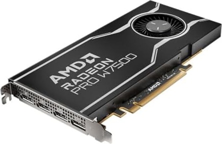 AMD Radeon Pro W7500 Graphic Card - 8 GB GDDR6 - Full-Height, Desktop, DisplayPort Video Output Interface