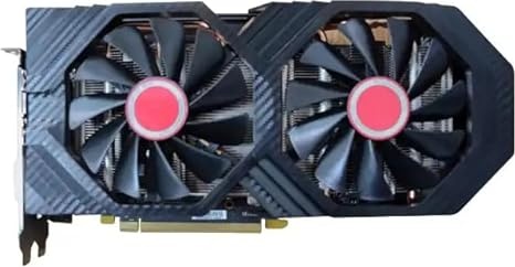 XUANMO AMD Radeon RX590 2304sp 8GB gpu 256-Bit GDDR5 HDCP Ready CrossFireX Computer Graphics Video Card PCIe 3.0 ×16 1340MHz Base Clock Video Gaming AMD Graphics Card