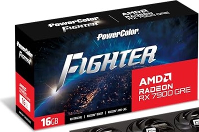 PowerColor Fighter AMD Radeon RX 7900 GRE Graphics Card 16GB GDDR6