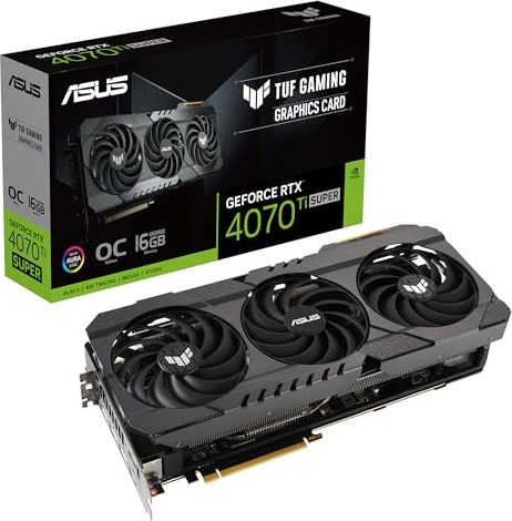 ASUS TUF Gaming GeForce RTX™ 4070 Ti Super OG OC Edition Gaming Graphics Card (PCIe 4.0, 16GB GDDR6X, DLSS 3, HDMI 2.1a, DisplayPort 1.4a), 3 Year Warranty