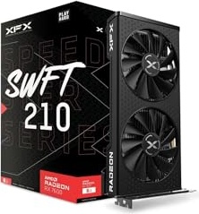 XFX Speedster SWFT210 Radeon RX 7600 Graphics Card with 8GB GDDR6 HDMI 3xDP, AMD RDNA 3 RX-76PSWFTFA