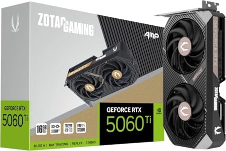 ZOTAC Gaming Geforce RTX 5060 Ti Amp Nvidia 16 Gb Gddr7, W129163508 (Amp Nvidia 16 Gb Gddr7)