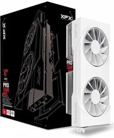 XFX Swift AMD Radeon RX 9060 XT OC White Gaming Edition with 16GB GDDR6 HDMI 2xDP, AMD RDNA™ 4 (RX-96TSW16WQ)