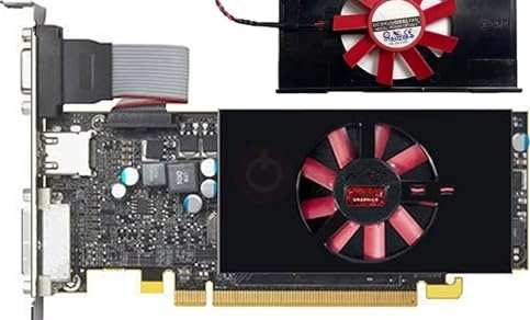 0.20A 2PIN DC12V GPU Fans for AMD Radeon R7 350X 240 R5 340X Graphics Card Cooling Fan PLA05010B12M-2