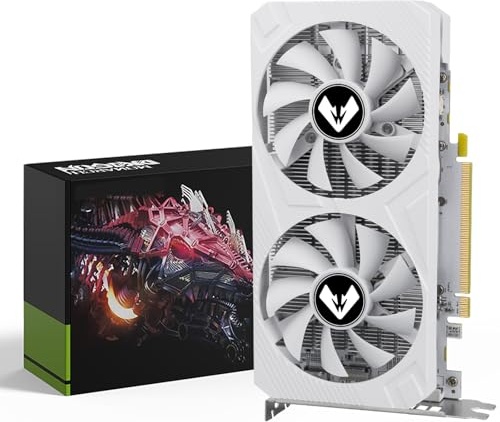 MOUGOL AMD Radeon RX 580 Graphics Card, 8GB GDDR5 256 Bit Video Card for PC Gaming, HDMI/DP/DVI PCI Express x 16 3.0 Dual Fans Computer Gaming GPU