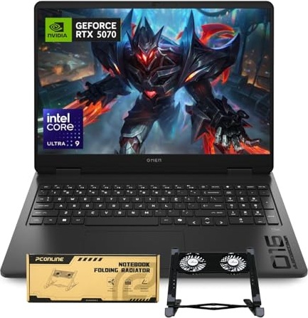 HP OMEN Ultra Slim RTX 5070 Gaming Laptop, RTX 5070, Ultra 9 285H, 16.0" 2.5K 240Hz, 64 GB DDR5, 4 TB SSD Image