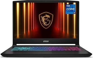 msi Katana 15 HX Gaming Laptop, RTX 5060, i7-14650HX, 15.6" QHD 165Hz, 16 GB DDR5, 1 TB SSD Image